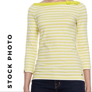 Kate Spade New York Striped Boatneck Tee